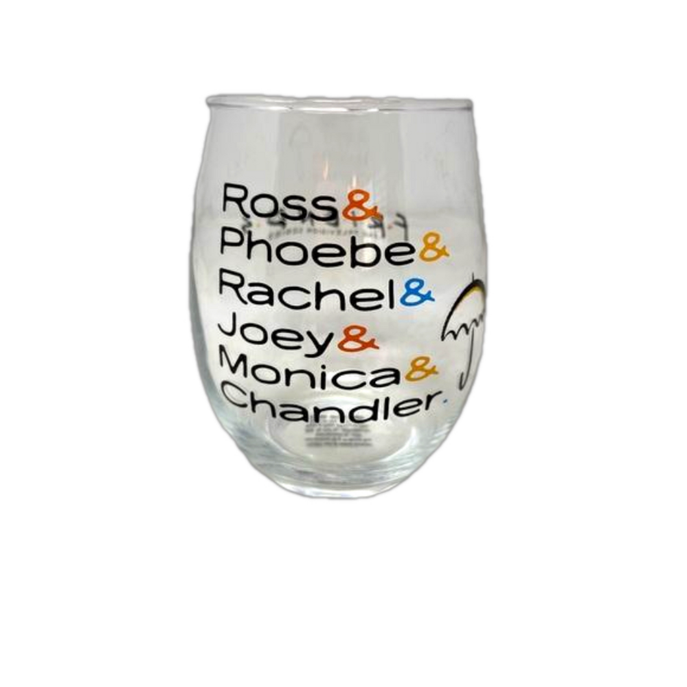Friends- The television series wine glass